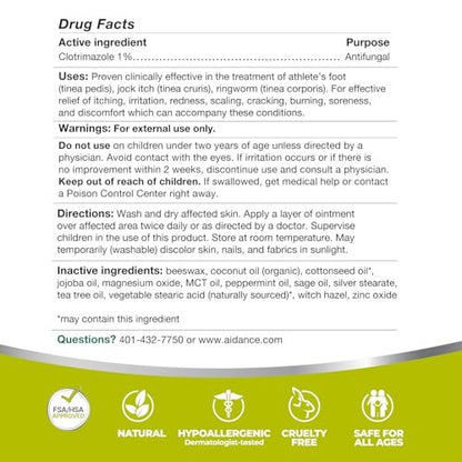terrasil Clotrimazol Antimykotische Creme – Behandlung von Fußpilz, Juckreiz, Ringelflechte und Hautpilzinfektionen – klinisch erprobt – für Männer & Frauen – 14 g