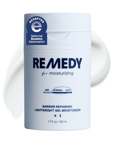 Remedy for Light Moisture | Barrier Reparierende, hydratisierende leichte Gel-Feuchtigkeitscreme für normale bis ölige Haut | Von Dermatologin Dr. Shah, 50 ml