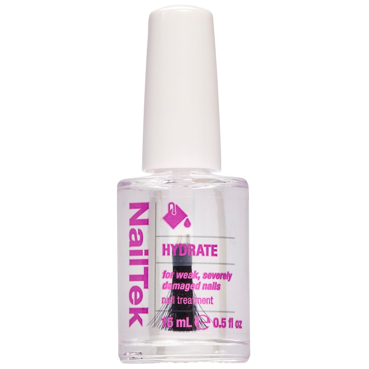 Nail Tek Hydrate Formula 4 – Feuchtigkeitsspendender Nagelverstärker für schwache und beschädigte Nägel, 0,5 fl oz