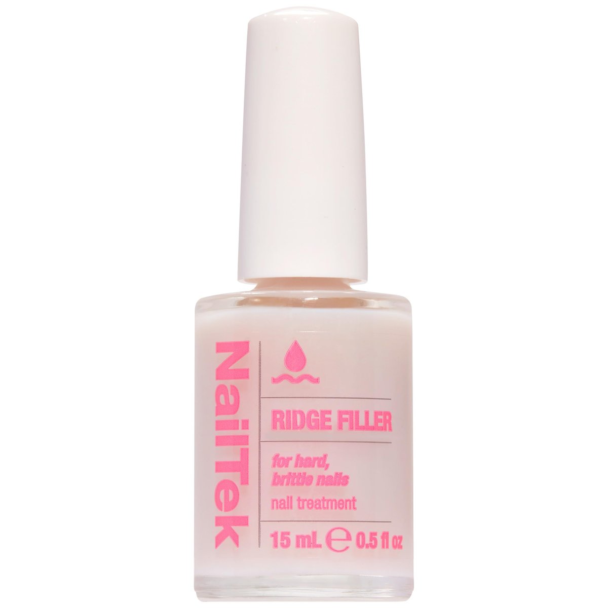 Nail Tek Ridge Filler Formula 3 – Klarer Ridge Filler für Nägel, Base Coat, Nagelstärkung für harte & brüchige Nägel, 0,5 fl oz