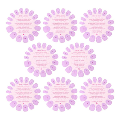 Super Stick Mani Haftklebe-Pads Set – Kein Kleber nötig – Für Olive & June Press-On-Nägel – Ungiftig – Einfaches An- und Abnehmen – Schonend – Natürlicher Look – 7 Tage Halt