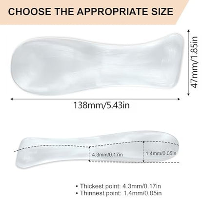 Ferseneinlagen für Damen – Gewichtsverlagernde Einlegesohlen für High Heels, Gel-Einlagen Komfortpads zur Fußschmerzlinderung (Medium – US 8–9,5 Damenschuhe)