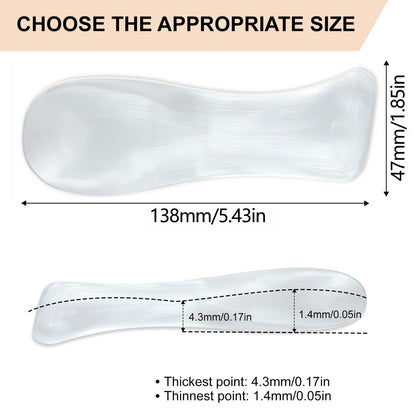 Ferseneinlagen für Damen – Gewichtsverlagernde Einlegesohlen für High Heels, Gel-Einlagen Komfortpads zur Fußschmerzlinderung (Medium – US 8–9,5 Damenschuhe)