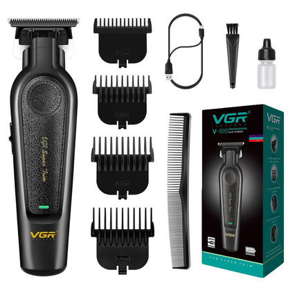 VGR 995 Professioneller Haartrimmer für Männer – Null-Lücken-Barber-Edger, kabelloser Bartschneider mit 4 Aufsteckkämmen, USB-wiederaufladbar