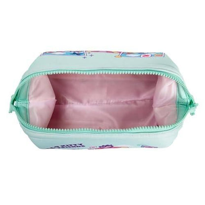 Impressions Vanity Hello Kitty and Friends Vacay Kosmetiktasche für Damen – Reise Make-up Tasche aus Kunstleder mit 2 Innentaschen, Metallreißverschluss (Minze)