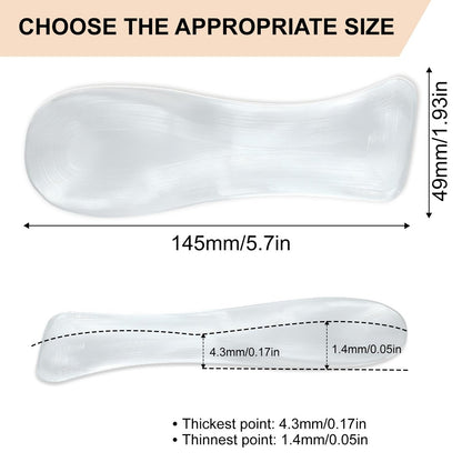 Ferseneinlagen für Frauen – Gewichtsverlagernde Einlegesohlen für High Heels, Gel-Polster zur Fußschmerzlinderung (Groß – US 10-11,5 Damenschuhe)