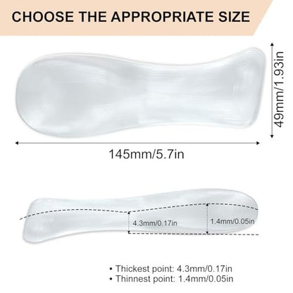 Ferseneinlagen für Frauen – Gewichtsverlagernde Einlegesohlen für High Heels, Gel-Polster zur Fußschmerzlinderung (Groß – US 10-11,5 Damenschuhe)