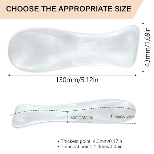 Gel-Einlegesohlen für High Heels – Gewichtsverlagernde Einlagen für Damen, Schmerzlinderung bei Fußschmerzen (Klein – US 6-7,5 Damenschuhe)