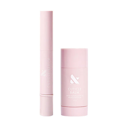 Olive & June Cuticle Hydration Set – Mini Cuticle Serum & Pflegestift mit Hyaluronsäure und Wiesenschaumkrautöl – Vegane & tierversuchsfreie Nagelpflege Duo – Duftfrei, dermatologisch getestet