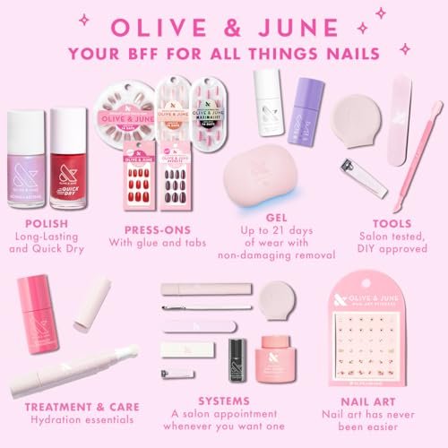 Olive & June Nagelhärter – Starke & lange Nägel dank kraftvoller Pflege, vegan & tierversuchsfrei