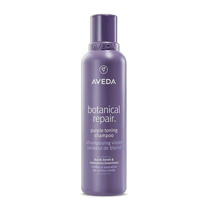 Aveda Botanical Repair Purple Toning Shampoo | Für blondes, silbernes und graues Haar | Reduziert Gelbstich | Silikonfrei | 96 % natürlichen Ursprungs* | 200 ml