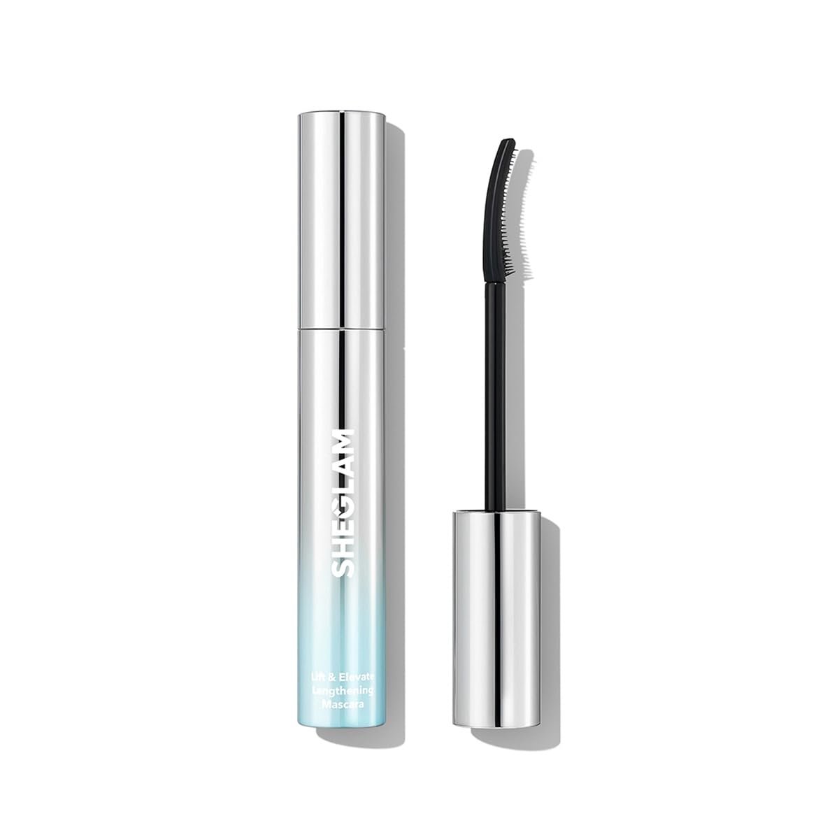 SHEGLAM Lift & Elevate Lengthening Mascara - Verlängernde, wasserfeste Wimperntusche, vegan & tierversuchsfrei, lang anhaltend - Schwarz