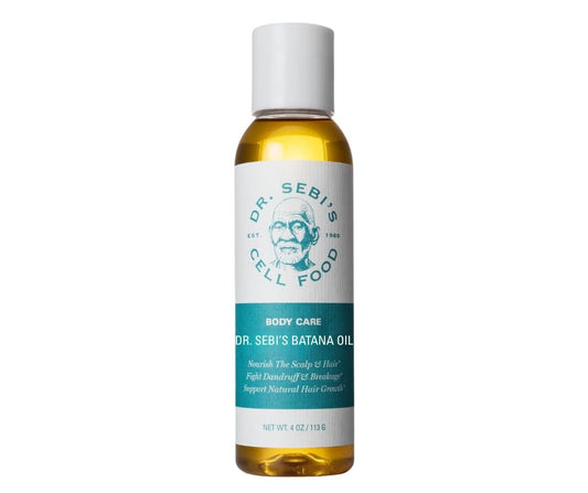 Dr. Sebi’s Batana Öl für Haarwachstum – 100% natürliches Haaröl mit Kokosnuss und Olive – Unterstützt Kopfhautgesundheit und stärkeres Haar – pflanzliche Formel – 1 Monatsvorrat (118 ml)