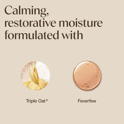Aveeno Hautpflege-Set für empfindliche Haut: Calm + Restore Triple Oat Hydrating Facial Serum (30 ml) & Reisegröße Daily Moisturizing Cream + Prebiotic Oat (15 ml) – Duftfrei, 2-teilig