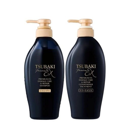 Premium EX Set - Tsubaki Premium Ex Intensive Repair Shampoo und Conditioner 400ml + 400g