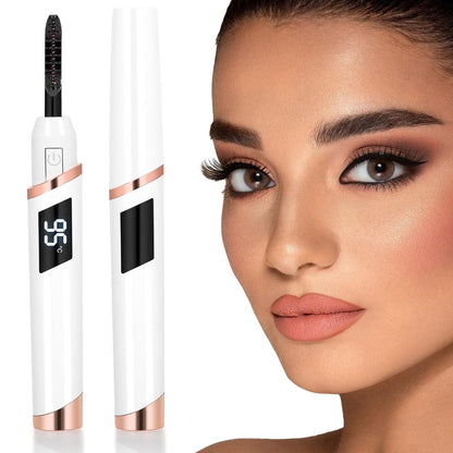 ShenlanBolt Beheizter Wimpernformer für Frauen – Elektrischer Wimpernformer mit 10s Schnellheizung, 4 einstellbaren Temperaturen (65°C-95°C), 24h Locken, USB-C wiederaufladbar, ergonomisches Design, reisefreundliches Make-up-Werkzeug Geschenk