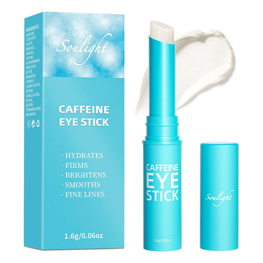 Soulight Caffeine Eye Stick – Anti-Aging Augenpflege-Stift gegen Falten, Augenringe und Schwellungen mit Retinol und Koffein