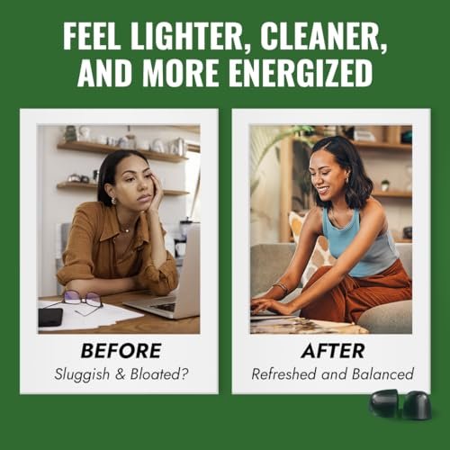 Benevolent Nourishment Chlorophyll Gummies – Detox, Immununterstützung & innerer Deodorant, 60 Stück