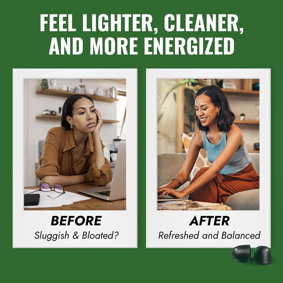 Benevolent Nourishment Chlorophyll Gummies – Detox, Immununterstützung & innerer Deodorant, 60 Stück