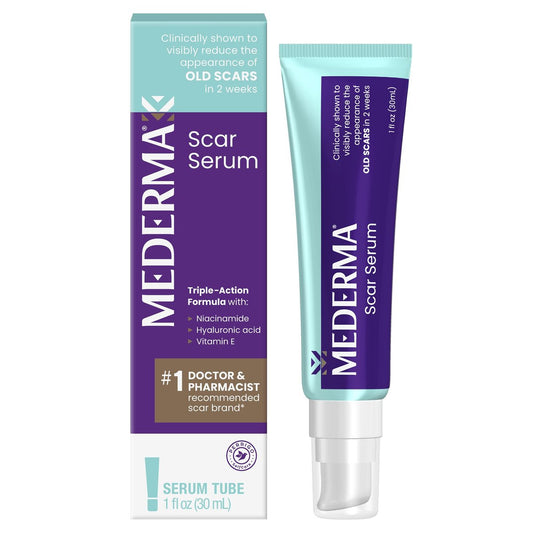Mederma Narbenserum – Dreifach-Wirkformel mit Vitamin E, Hyaluronsäure & Niacinamid – klinisch erwiesen zur Reduzierung alter Narben, 30 ml