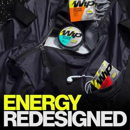 Wip Energy Pouches 200mg Koffein | Vitamine & Mineralien | 4er Pack Assorted: Sauerkirsche, Minze, Orange-Zitrus, Erdbeer-Kiwi (60 Beutel)
