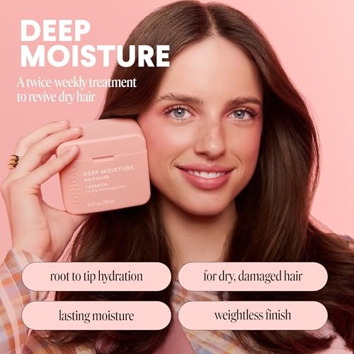 MONDAY HAIRCARE Tiefenfeuchtigkeit Haarmaske mit Keratin, Arganöl, Sheabutter & Kokosöl für trockenes bis geschädigtes Haar 250 ml (Doppelpack)
