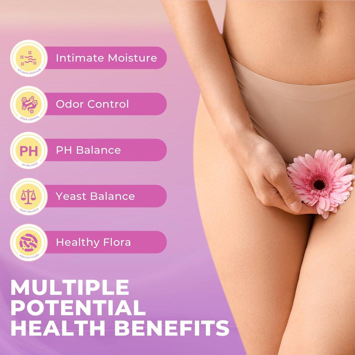 BAKAKOUL Feminin Probiotika Gummis für Frauen – Vaginale Probiotika mit Ulme, Präbiotika & Probiotika unterstützt pH-Gleichgewicht, Immunsystem, vegan, ohne Gentechnik, Ananasgeschmack, 60 Gummis 1 Packung