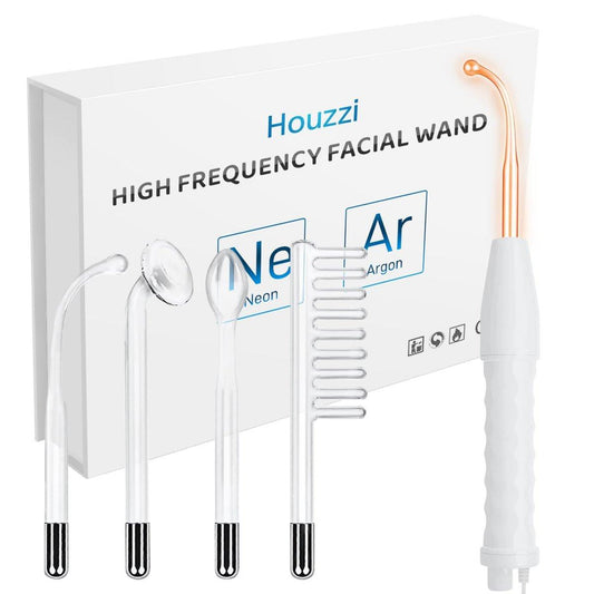 Hochfrequenz-Wand, tragbares Gesichtsgerät mit 4 verschiedenen Röhren – Anti-Aging Hautpflege