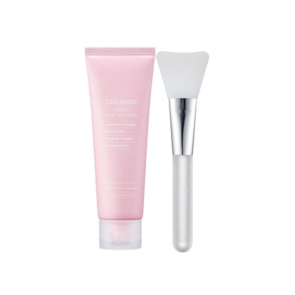 mixsoon Collagen Glass Skin Mask – Hydratisierende und festigende Collagen Peeling-Maske mit niedermolekularem Kollagen für strahlend glatte Haut, 80 ml / 2,71 fl.oz. Koreanische Glass Skin Pflege