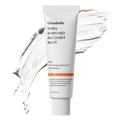 Genabelle PDRN Enriched Recovery Balm – 5.000 ppm PDRN & 10.000 ppm Panthenol Beruhigende Reparaturcreme für empfindliche Haut, Feuchtigkeitsspendend & Barrierestärkend, Glass Skin, Koreanische Hautpflege – 50 ml (1,69 fl.oz)