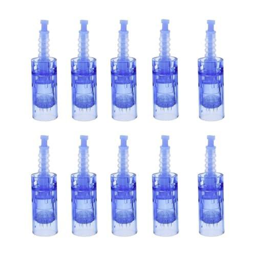 Microneedling Pen Kartuschen für Dr Pen A6, einfache Anwendung zu Hause (24 Nadeln, 10 Stück)