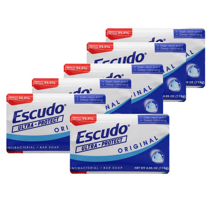 Escudo Ultra-Protect Original Antibakterielle Seife, 4,05 oz, 6er-Pack, frischer, sauberer Duft