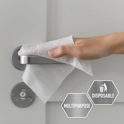 MED PRIDE Premium Spunlace Tücher, 90 Stück, 12" x 13", Ultra weich & strapazierfähig, Einweg-Mehrzwecktücher, fusselfrei, latexfrei, dehnbar & saugfähig