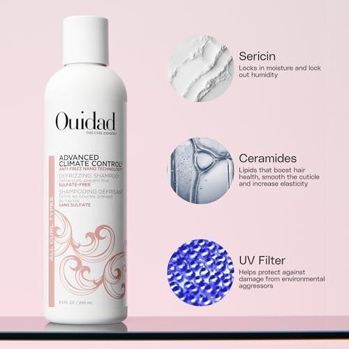 Ouidad Advanced Climate Control Heat & Humidity Styling Kit – Anti-Frizz Lock-in Feuchtigkeit & Blockiert Luftfeuchtigkeit – Flexibler, langanhaltender Halt – Ohne Parabene & Sulfate
