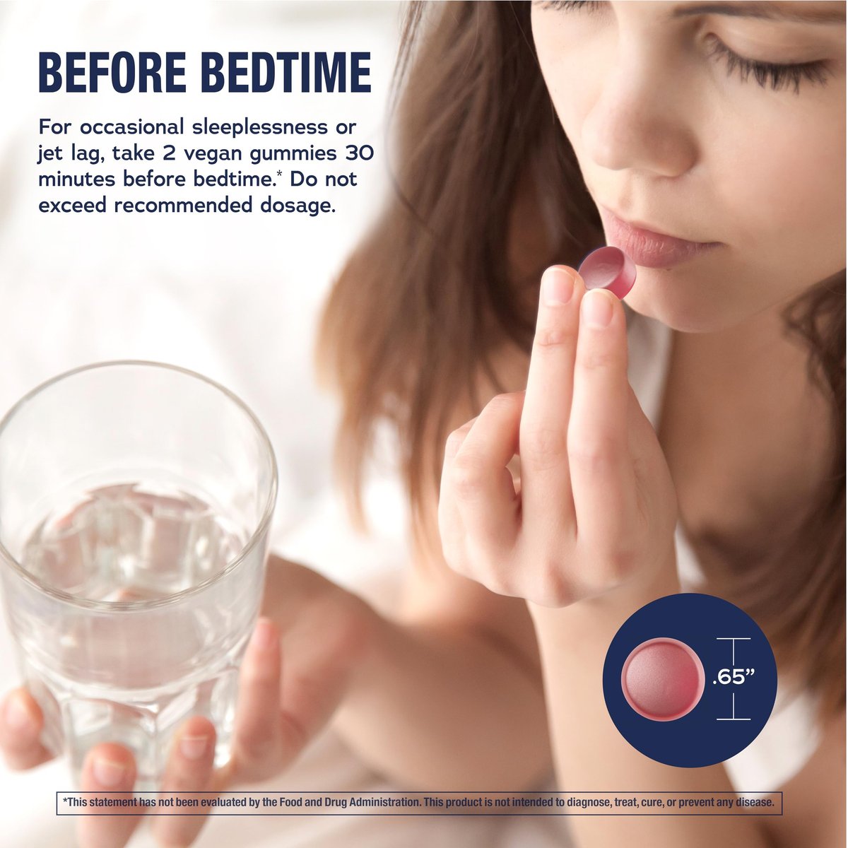 Natural Vitality Calm Sleep Melatonin 12mg Gummis | Max-Stärke Beerengeschmack | 100% Arzneimittelfrei | Nicht-GMO, Vegan & Glutenfrei | 100 Stück