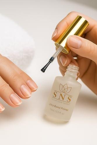 Ultra Bond Primer SNS Secret Nails System – Lang anhaltender & geruchsarmer Nagelhaftprimer für Nagellack, Gel & Acryl – Pflegeprodukt für professionelle Salons & Heimmaniküre & Pediküre, 15 ml