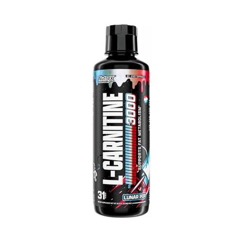 Nutrex Research Liquid Carnitine 3000 | Flüssiges L-Carnitin, stimulanzienfrei, 31 Portionen (Lunar Pop)