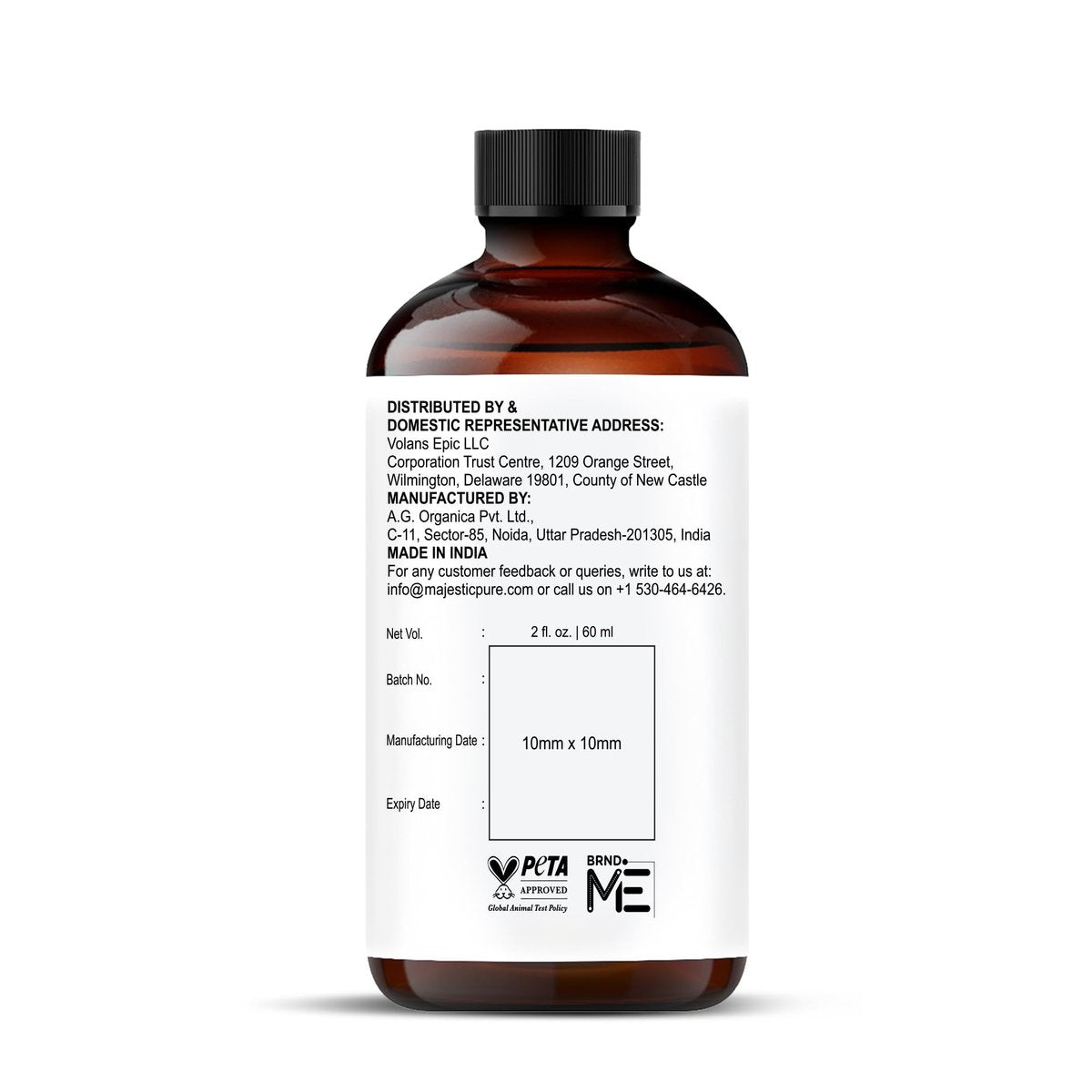 Majestic Pure Vanille Ätherisches Öl mit Glaspipette - 100% rein und natürlich - Ätherische Öle für Diffuser, Aromatherapie, Seifen- und Kerzenherstellung, 60 ml