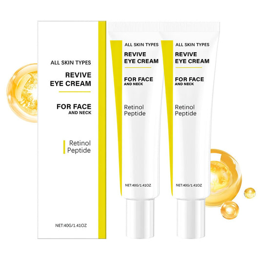 2er-Pack Revive Augencreme mit Retinol & Peptiden – Reduziert Falten, Strafft & Hydratisiert für alle Hauttypen