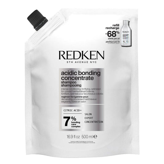 Redken Acidic Bonding Concentrate Shampoo Refill – Reparierendes Shampoo für geschädigtes Haar, 16,9 Fl. Oz.