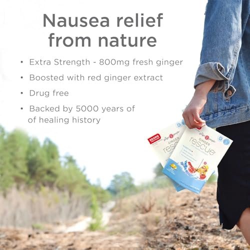 The Ginger People Ginger Rescue Digestive Wellness Lozenges (Weich) | Extra Stark - 800 mg | Gegen Übelkeit, Magenverstimmung, Reisekrankheit, leichtes Sodbrennen, Verdauungsstörungen, 30 Stück (2er-Pack)