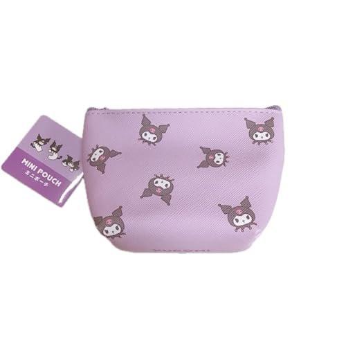Kawaii Hello Kitty My Melody Cinnamoroll Kuromi Kosmetiktasche – Bootförmige Aufbewahrungstasche (Kuromi Violett)
