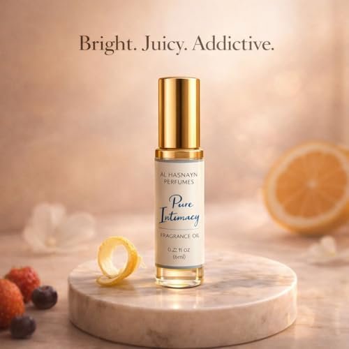 AL-HASNAYN Pure Intimacy Duftöl Roll-On Parfüm 6ML 0,20 fl oz | Alkoholfrei | Lang anhaltend | Geschenk für Männer und Frauen
