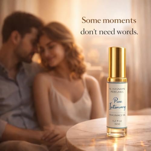 AL-HASNAYN Pure Intimacy Duftöl Roll-On Parfüm 6ML 0,20 fl oz | Alkoholfrei | Lang anhaltend | Geschenk für Männer und Frauen