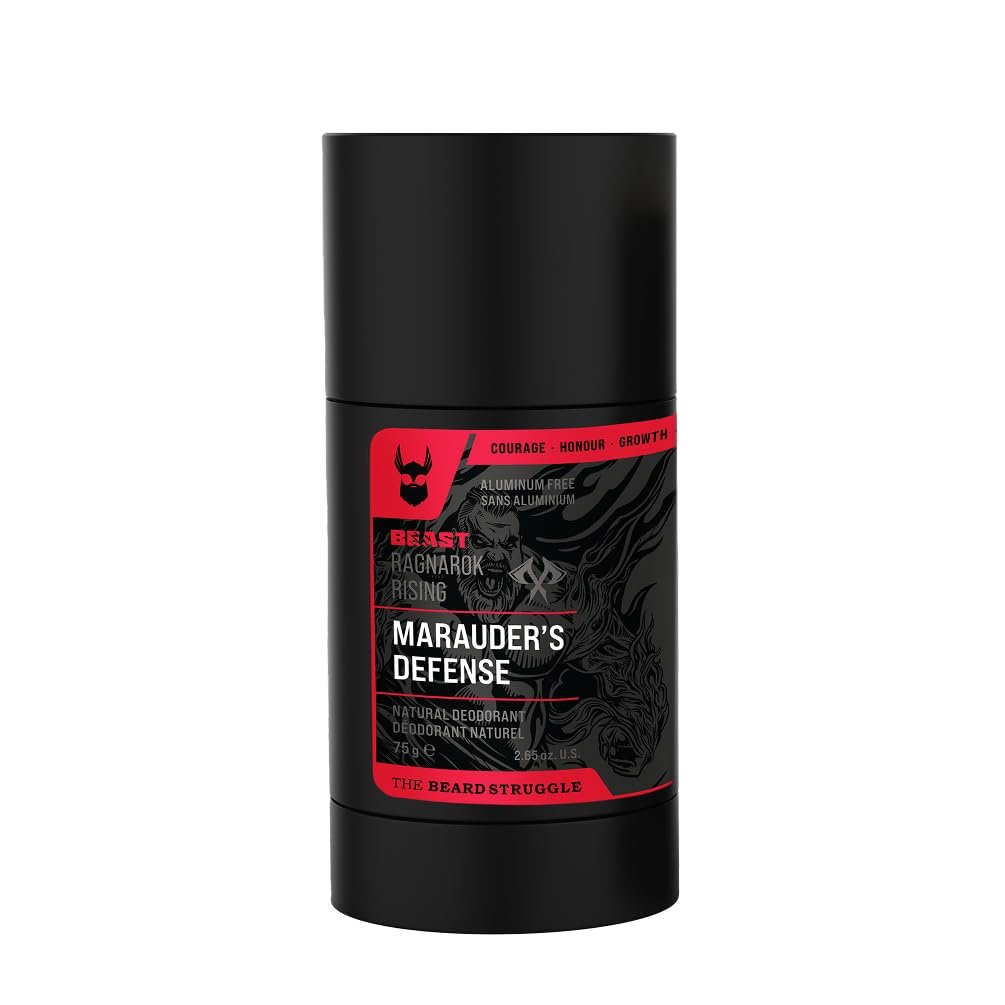 The Beast Line Deodorant - Marauders Natural Deodorant für Männer - Ragnarok Rising Eddie Hall Beast Line - Signature Edition - Aluminiumfrei
