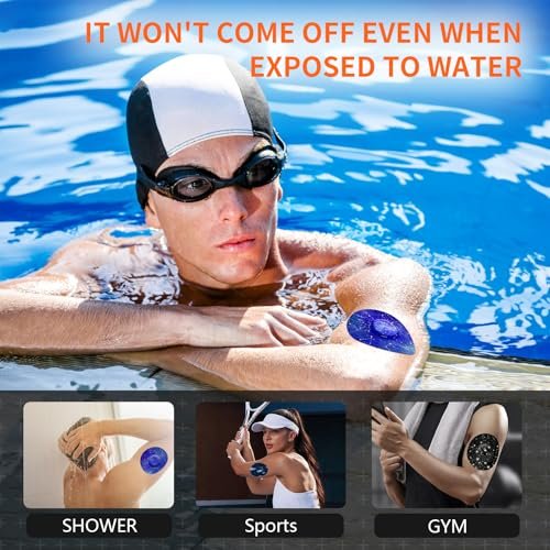 20er-Pack Sensorschutz-Pflaster für Libre 3 & Lingo – wasserdichte, schweißfeste CGM-Abdeckungen, hautfreundlich, 14 Tage Halt (Sereneglow, Libre 3)
