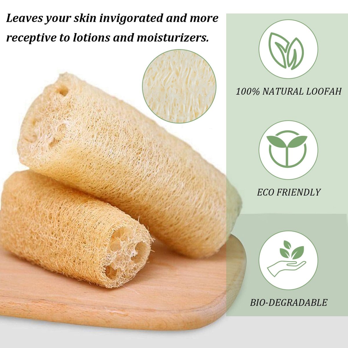 Nogeqi 30 Stück 5,5 cm Natürliche Luffa-Schwamm-Pads für die Gesichtsreinigung, Peeling Körper- und Gesichtspeeling-Pads für Make-up-Entfernung und abgestorbene Hautzellen für Damen und Herren (eine Seite aufgeweicht)