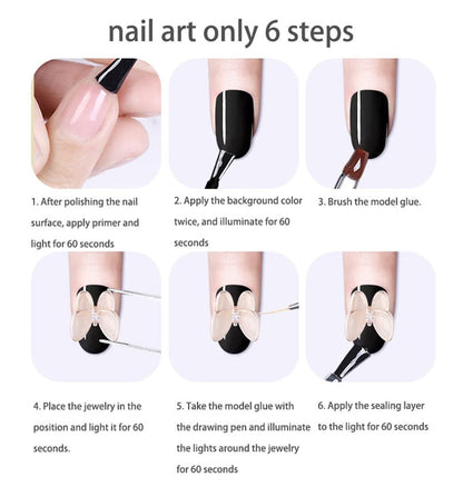 Niedliche Katzen-Nagelaufkleber und 40-teiliges Cartoon-Katzen-Nagelzubehör-Set – Kawaii Herz-Buchstaben-Nagelkunst-Dekorationen für Frauen, DIY-Party-Nageldekoration