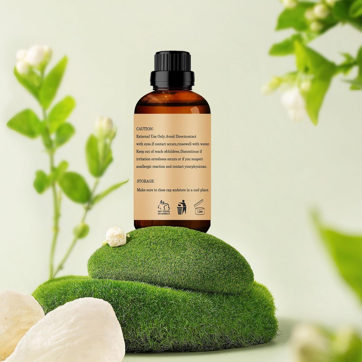 Wuvezrub Kardamom Ätherisches Öl 30 ml – 100 % reines und natürliches Öl für Aromatherapie-Diffuser – 1 Fl Oz