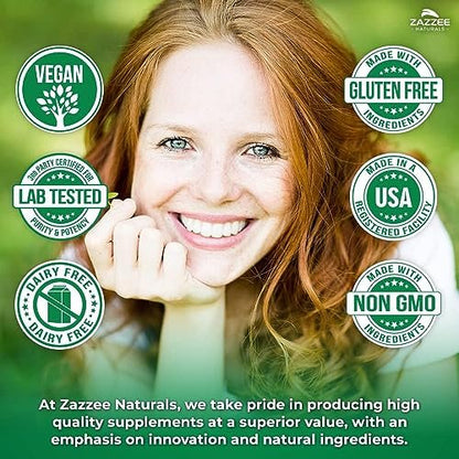 Zazzee USDA Bio Mariendistel 30:1 Extrakt, 80 % Silymarin, 60 vegane Kapseln, 2 Monate Vorrat, zertifiziert koscher, hochwirksame Leber- & Antioxidans-Unterstützung, Silybum Marianum, nicht gentechnisch verändert, hergestellt in den USA